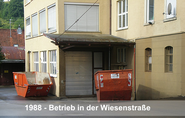 Umzug in die Wiesenstraße